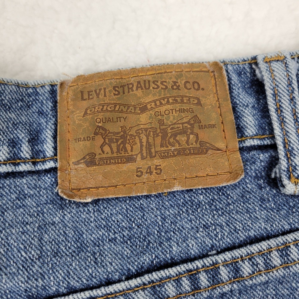 Vintage Levis 545 Loose Jeans Mens 40 x‎ 30 USA Made 90s Denim Blue 37x29.5